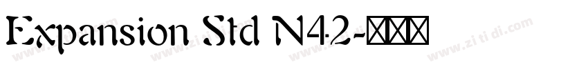 Expansion Std N42字体转换
